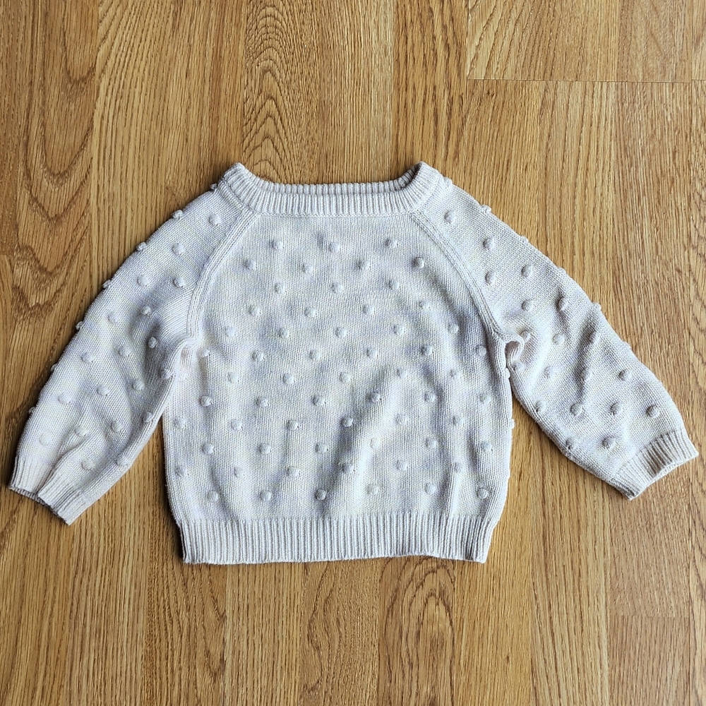 Jamie Kay Dotty Knit Sweater In Fairy Dust